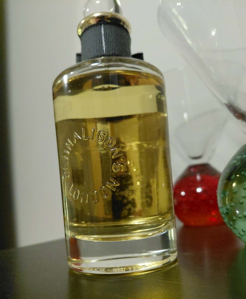 The back of the bottle of Sartorial by Penhaligon's has a stamp in the glass that says the name of the company